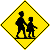学校、幼稚園など標識